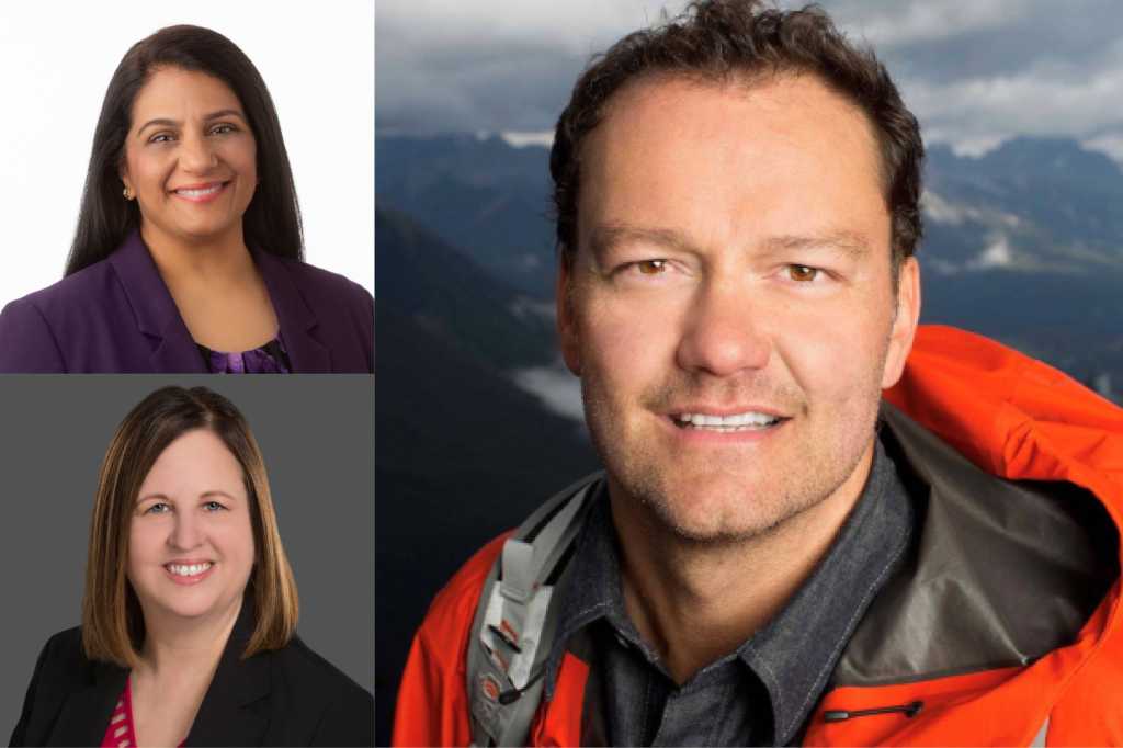 Speakers at CIO’s FutureIT Dallas 2023 Madhuri Andrews, Jamie Clark and Kimberly Mackenroth