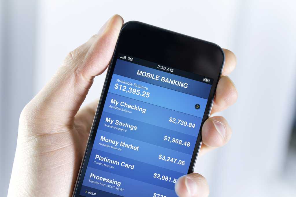 Mobile banking on smartphone 160857206