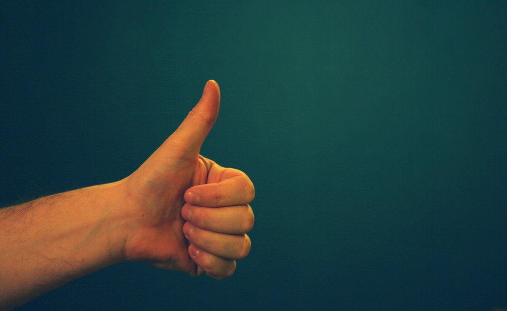 thumbs up