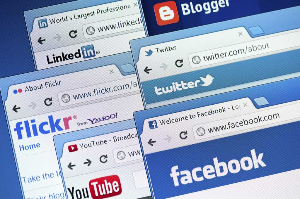 Social media sites