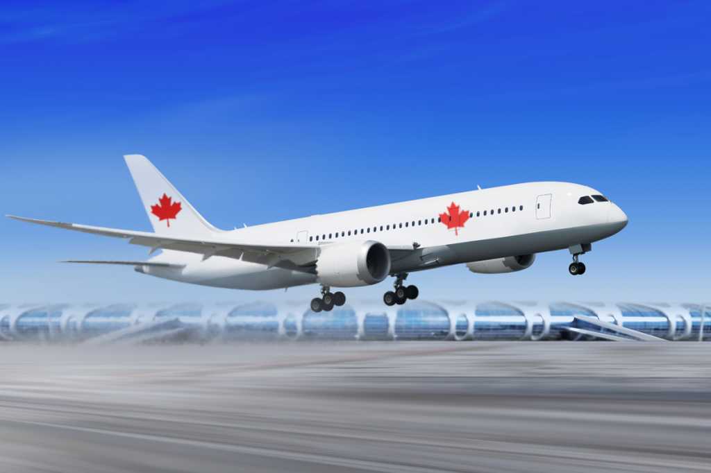 Air Canada airplane