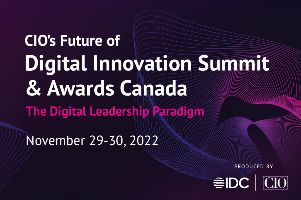 Title card for CIO Future of Digital Innovation Summit and Awards Canada