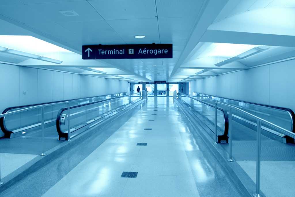 Toronto Pearson airport concourse