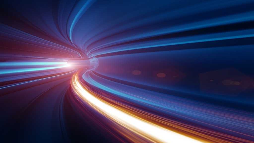 abstract speed motion in tunnel picture id155148637