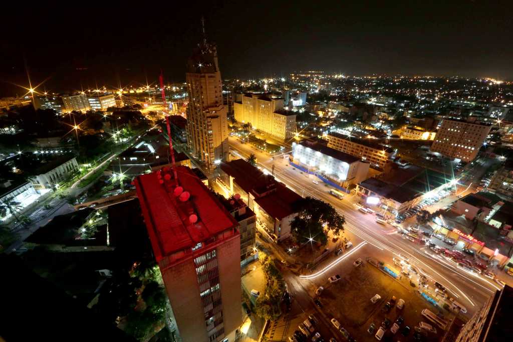 Africa  >  Democratic Republic of the Congo  >  Kinshasa by night