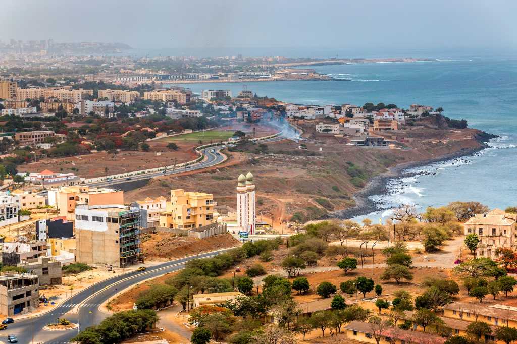 Africa > Senegal > Dakar > aerial view / cityscape