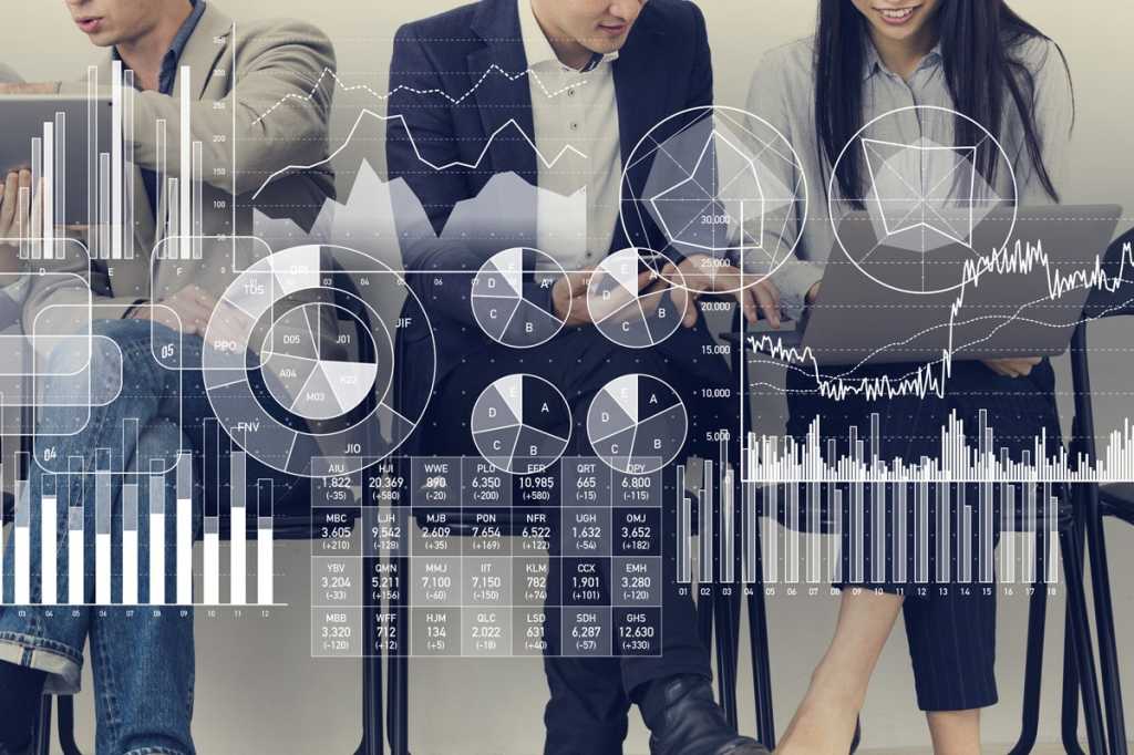 analytics research numbers graphs charts by chombosan getty