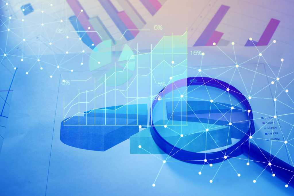 analyze / inspect / examine / find / research / data / charts / graphs / magnifying glass