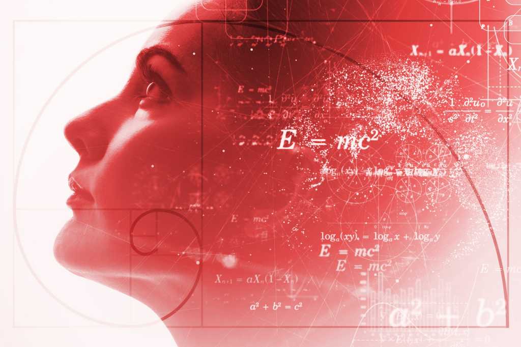 art and science of pivot woman looking up golden ratio math equations by metamorworks getty images