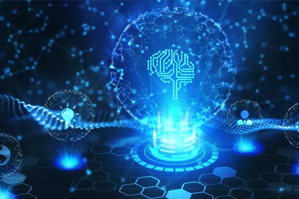 artificial intelligence machine learning and modern computer and picture id1209989402