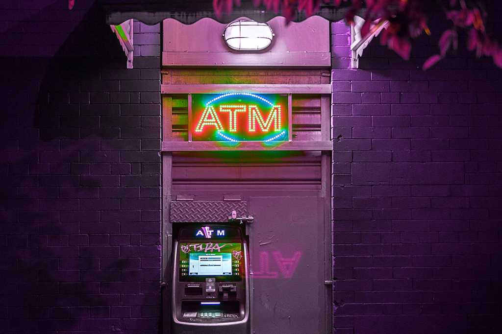 ATM banking / cash / money / budget / finance
