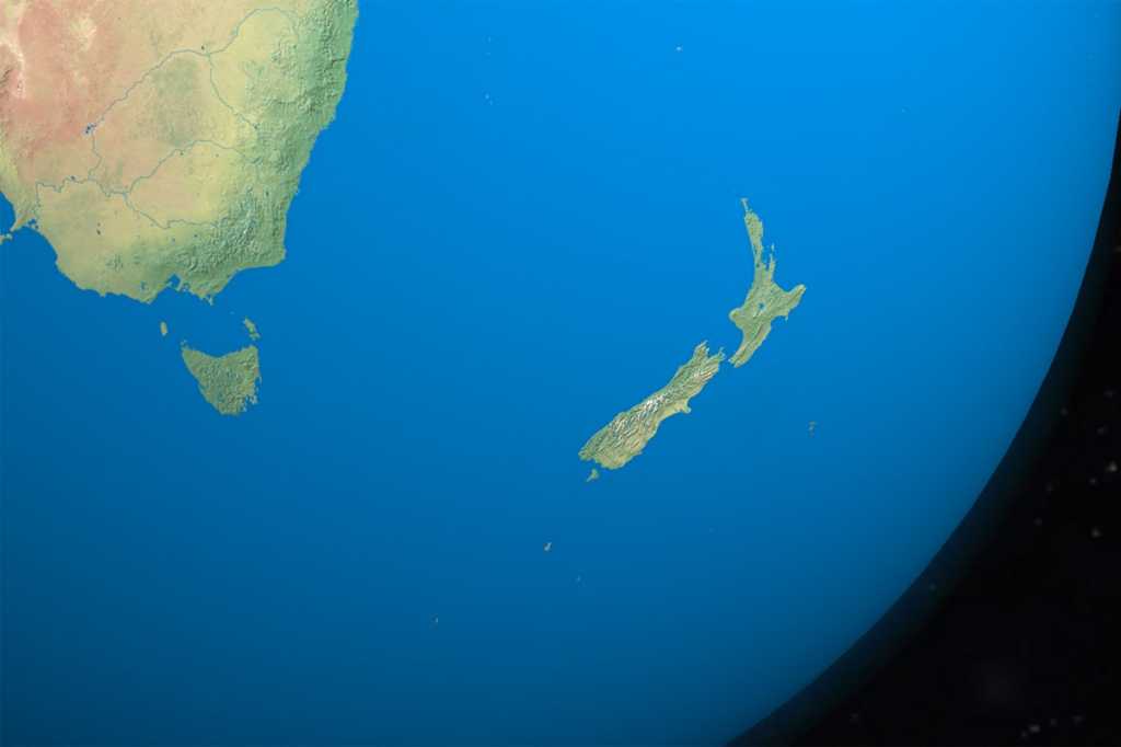 australia new zealand from space tasman sea