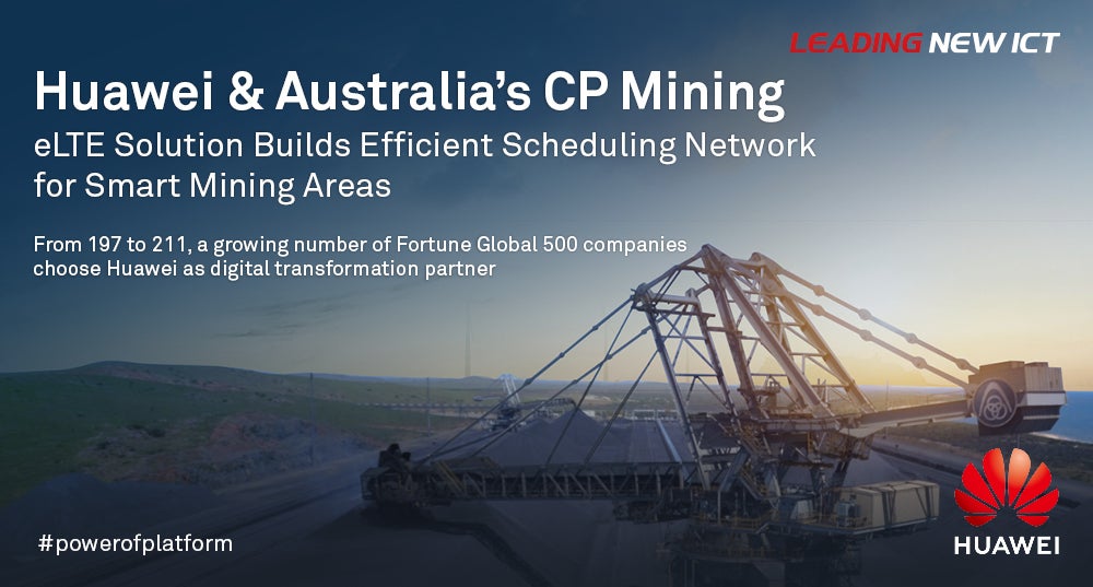 australias cp mining and huawei build smart mining areas