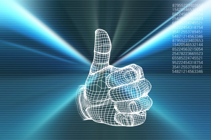 big data thumbs up
