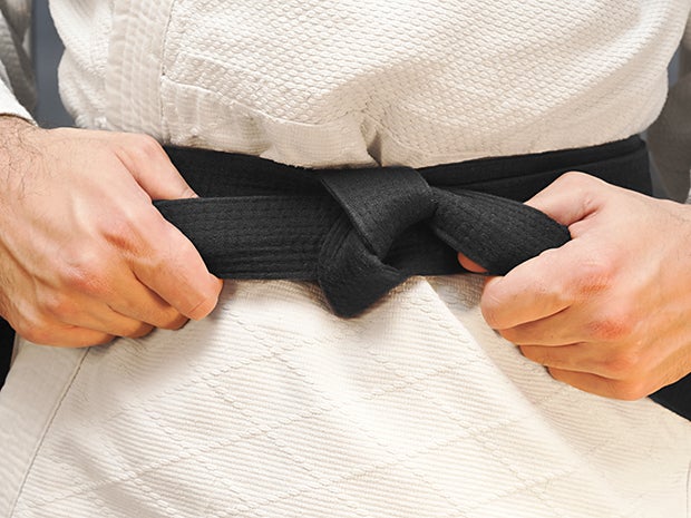 black belt karate