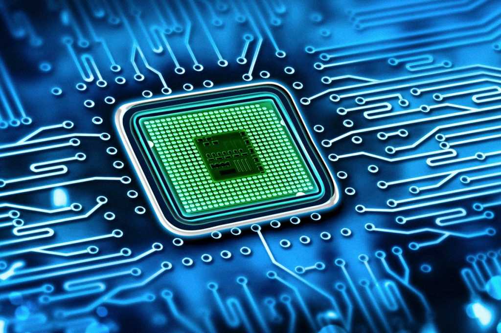 blue mother board circuitry computer chip processor harddrive