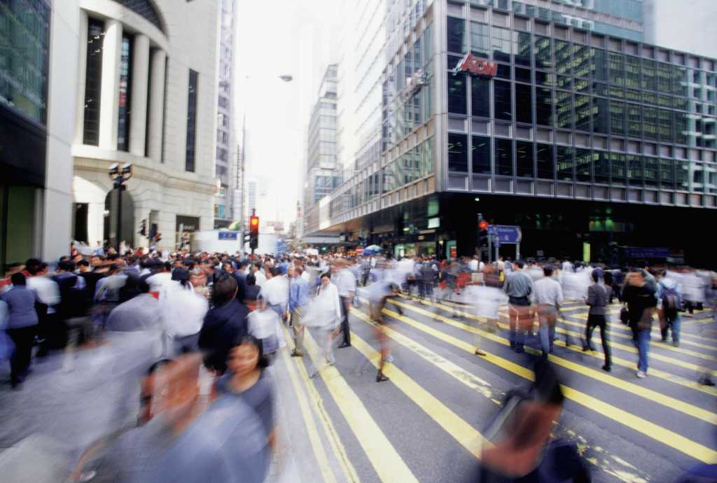 blurred image of hong kong central business district china blurred motion selective focus medwt7053