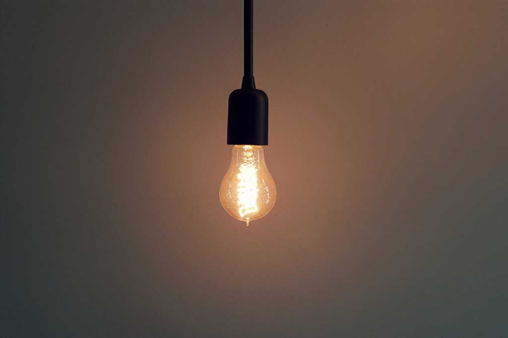 bright light bulb