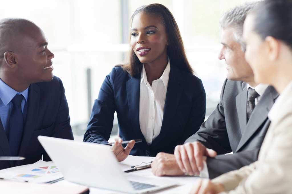 business meeting african america women