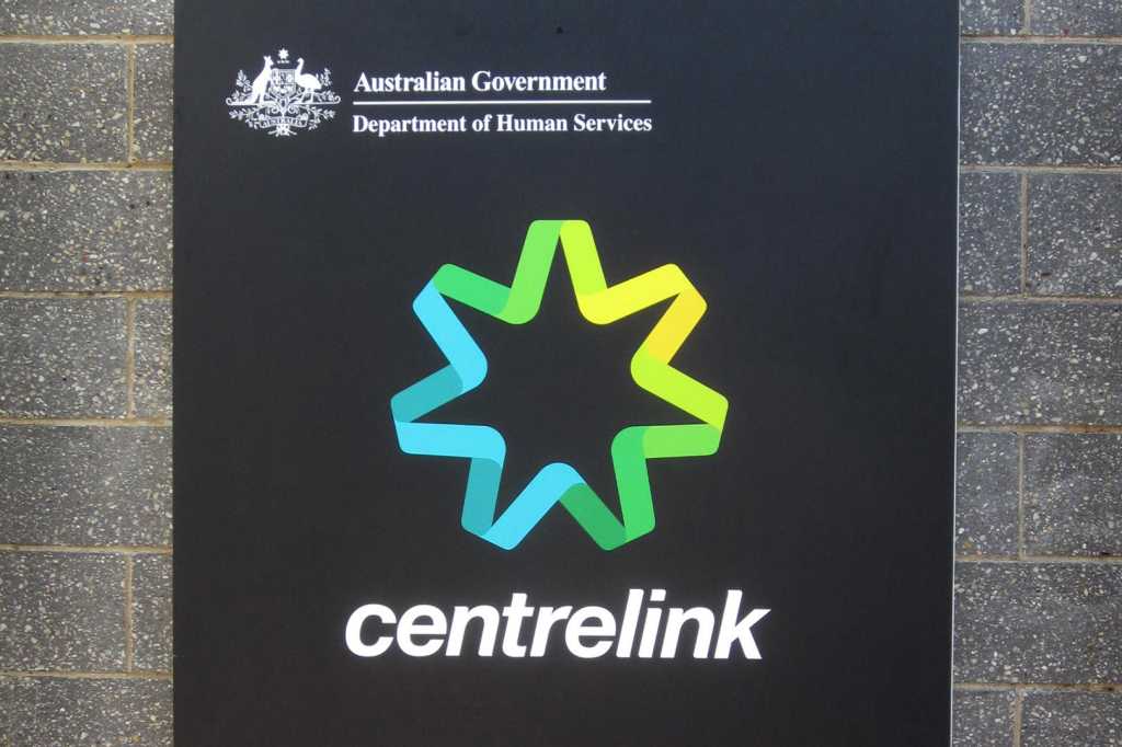 Centrelink service centre signage