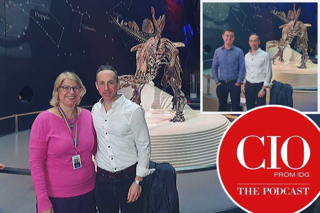 Natural History Museum CIO Alison Davis and predecessor Ian Golding spoke to Edward Qualtrough on th
