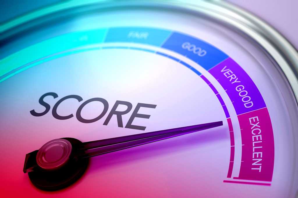 Score gauge  >  Excellent