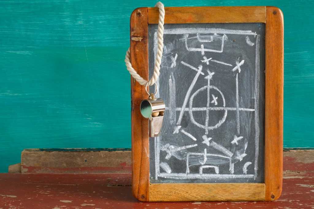 coach strategy game plan play sports