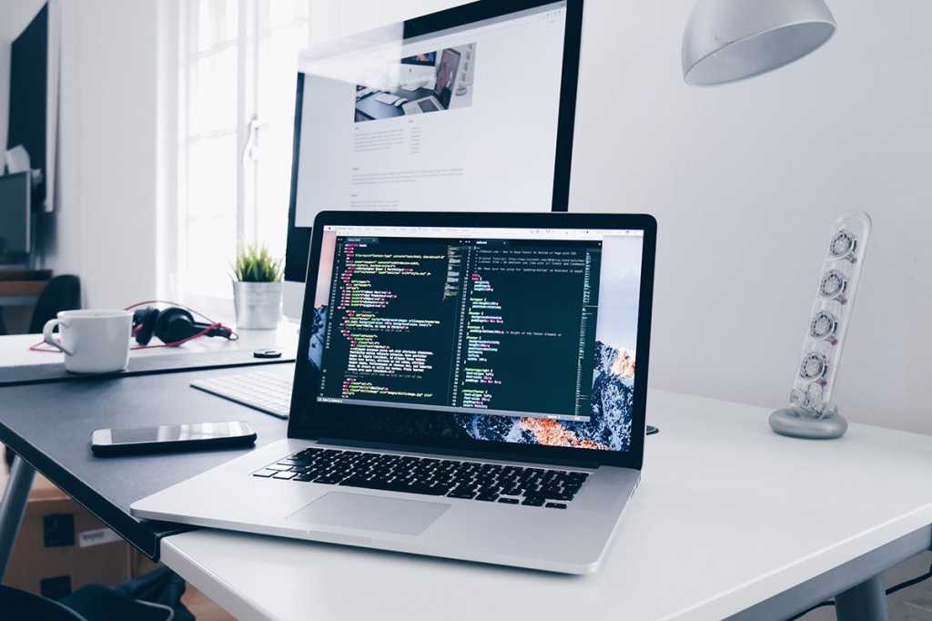 laptop programming code development