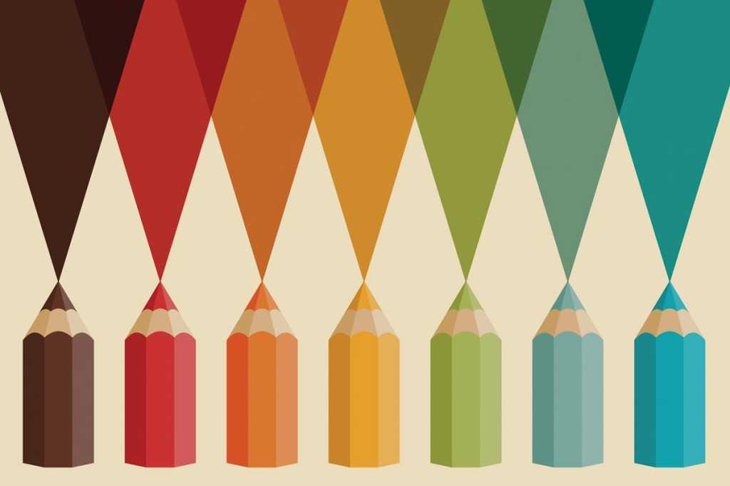 colorful pencils diversity edit design spectrum