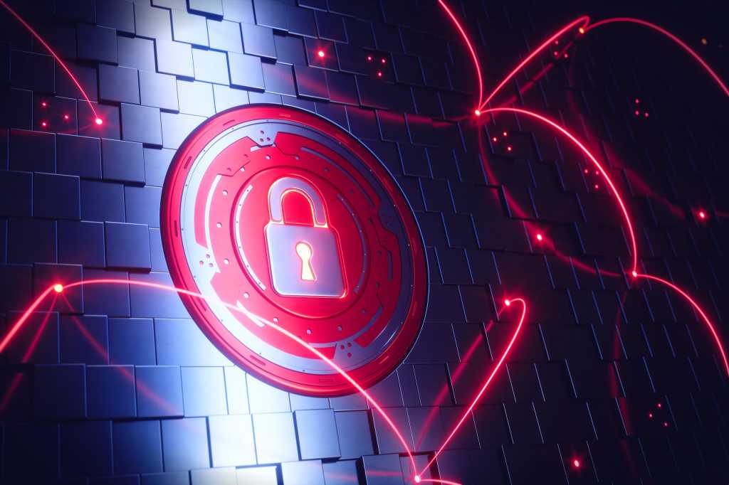 Conceptual binary vault security mechanism.