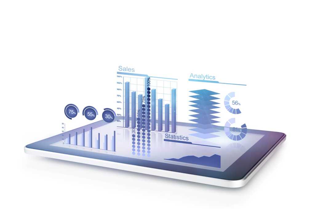 diagrams and charts projecting from tablet 000041725162 medium