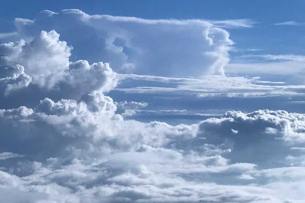 dramatic clouds