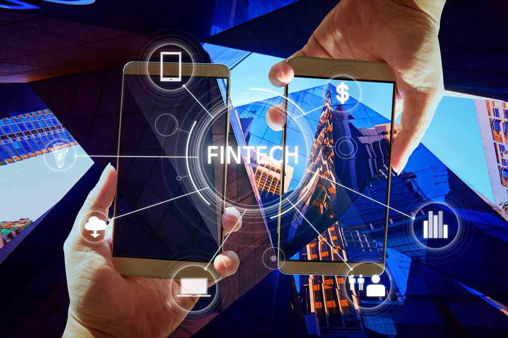 FinTech > financial technology > mobile phones > monetary symbols