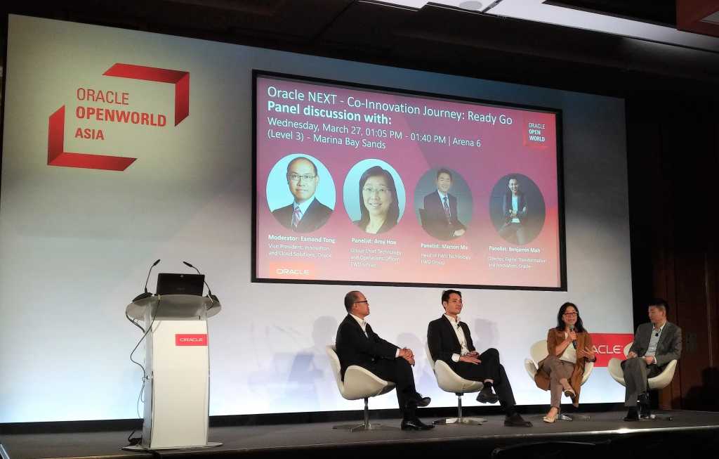FWD Group panel at Oracle OpenWorld Asia 2019