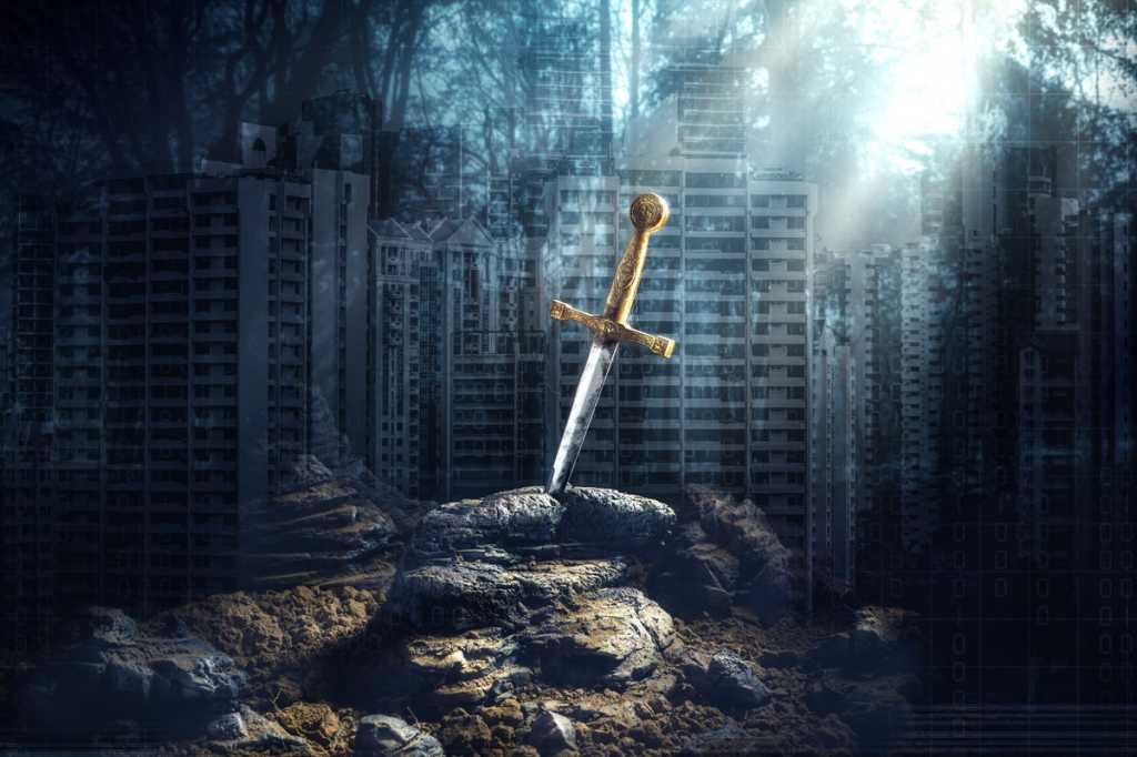 game of throwns excalibur sword royalty battle leadership victory