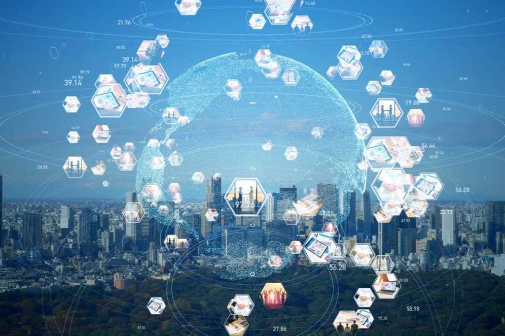 global communication network concept worldwide business sustainable picture id1256813876
