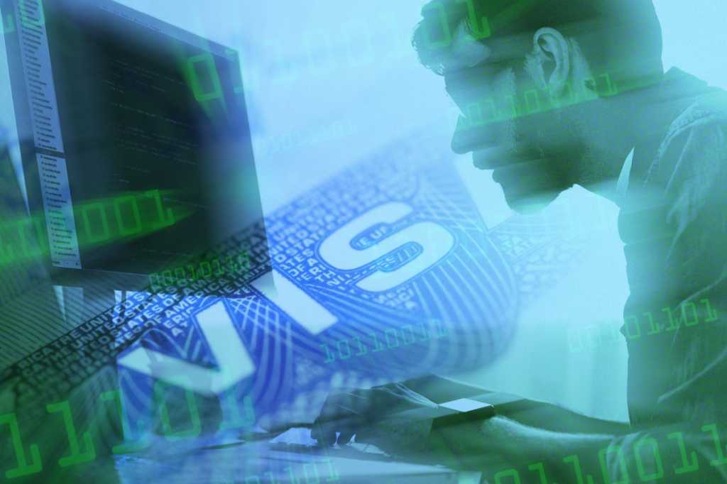 h 1b visa program programmer blurred passport visa application work documentation