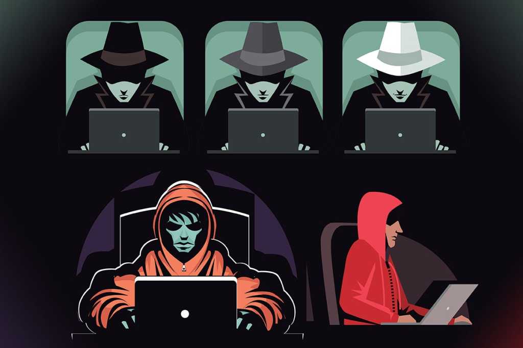 hackers, heroes, villains - black hat, grey hat, white hat