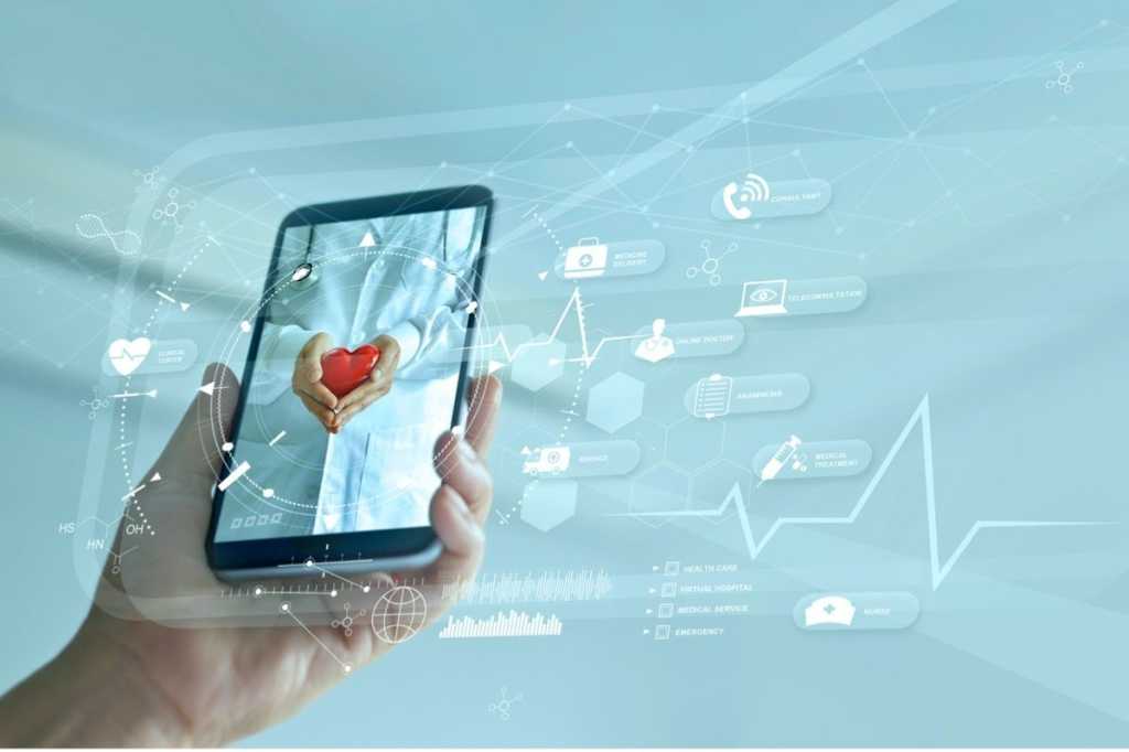 healthcare doctor online and virtual hospital concept diagnostics and picture id1220059468