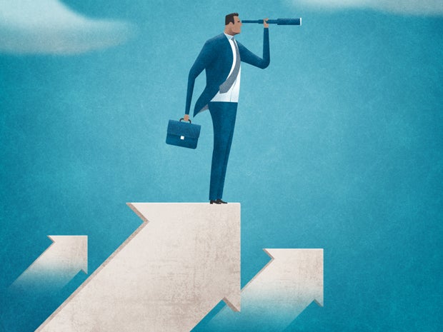 hottest it skills arrows look business man future