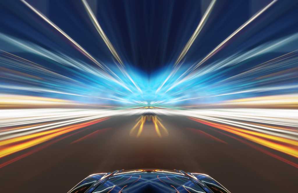 hyper drive light speed fast speeding