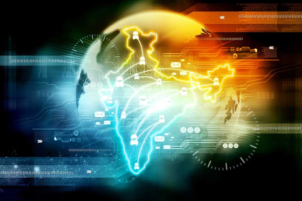 India / abstract network