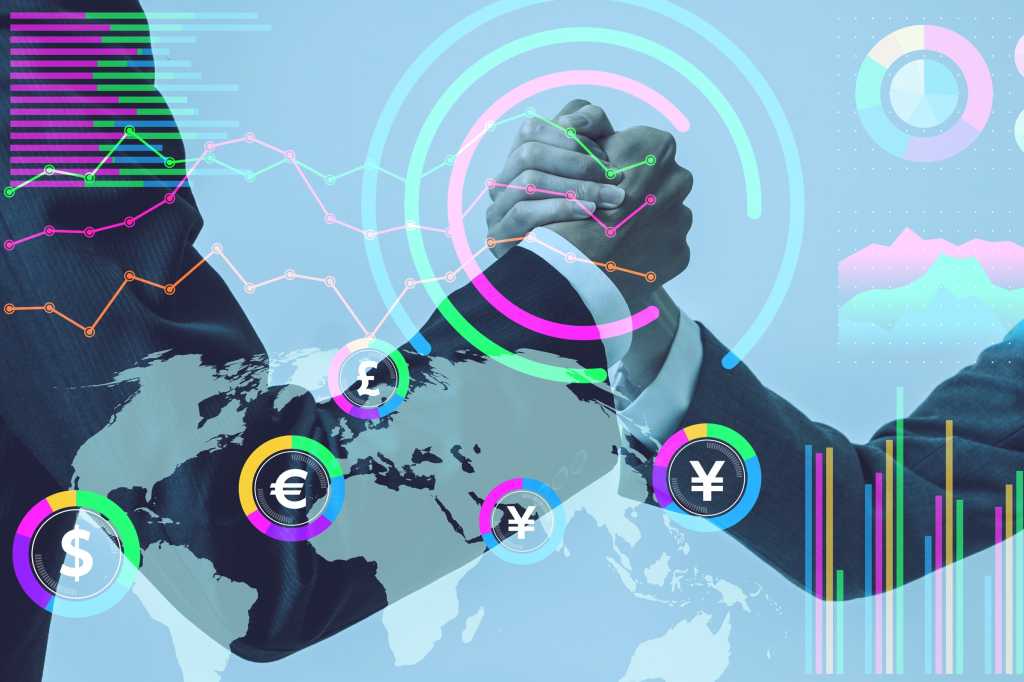 international money symbols economy business deal ma money currency by metamorworks getty images 85