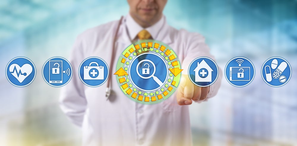 Doctor choosing icons