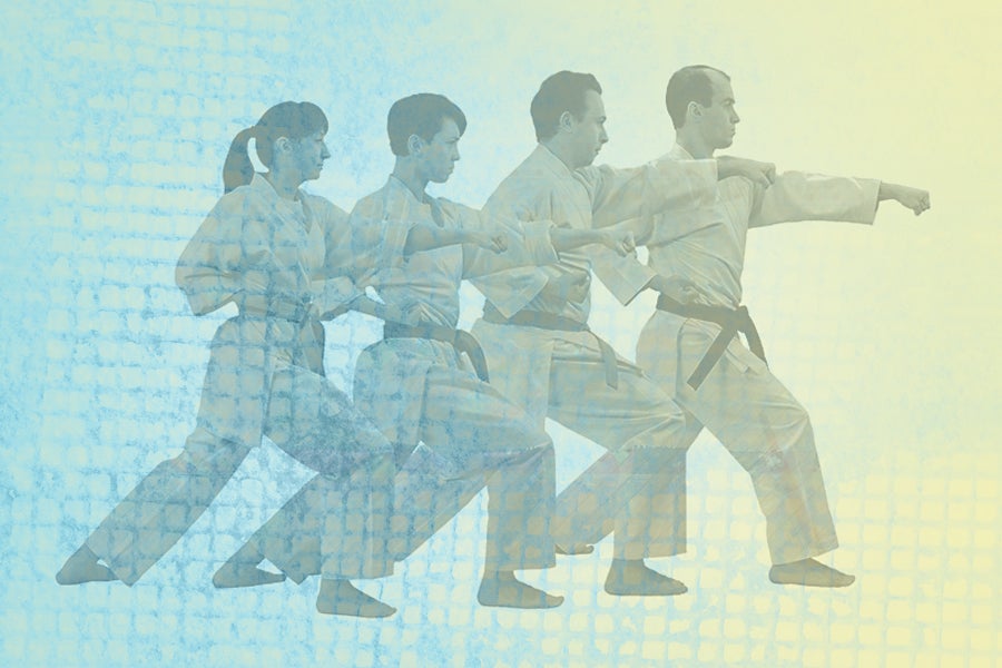 karate training