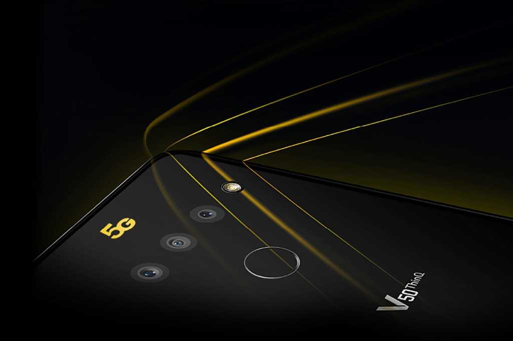 LG V50 5G-powered mobile phone