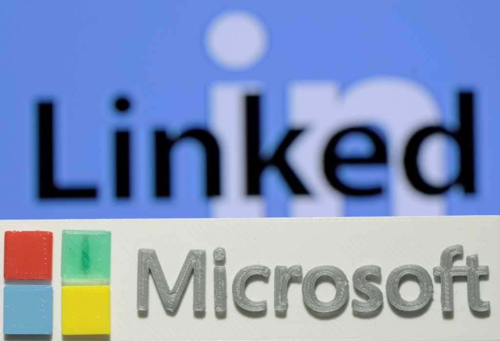 linkedin microsoft logo