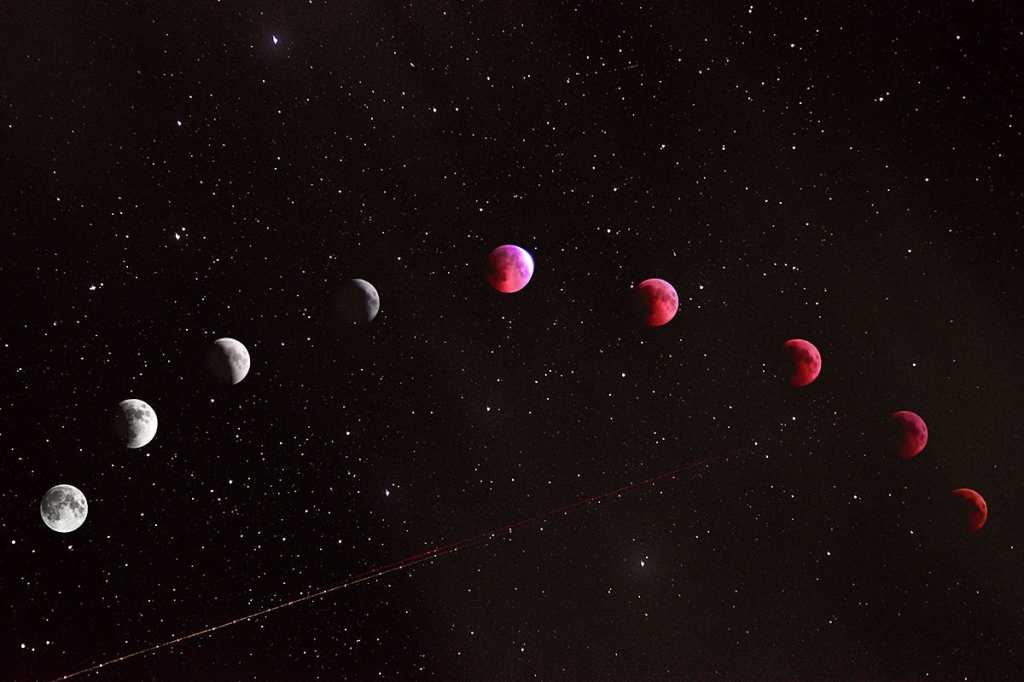 lunar ecplise / moon / phases / cycles / stages
