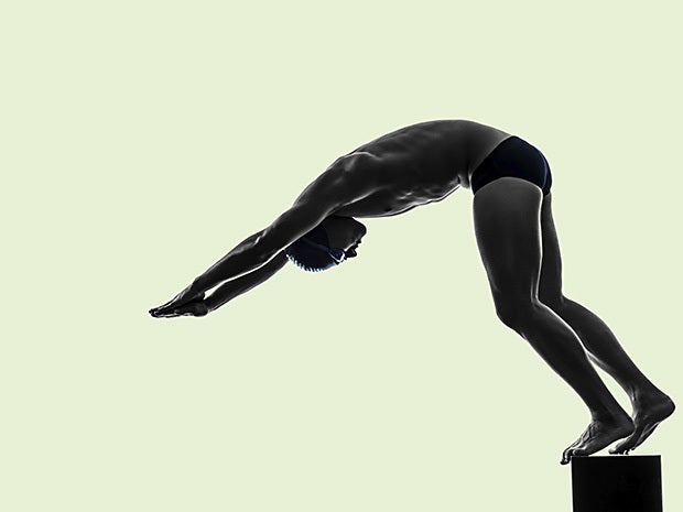 male diver