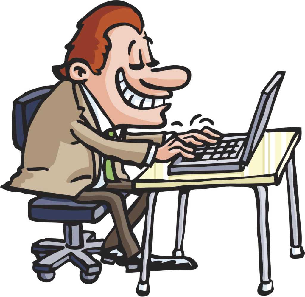 man and laptop
